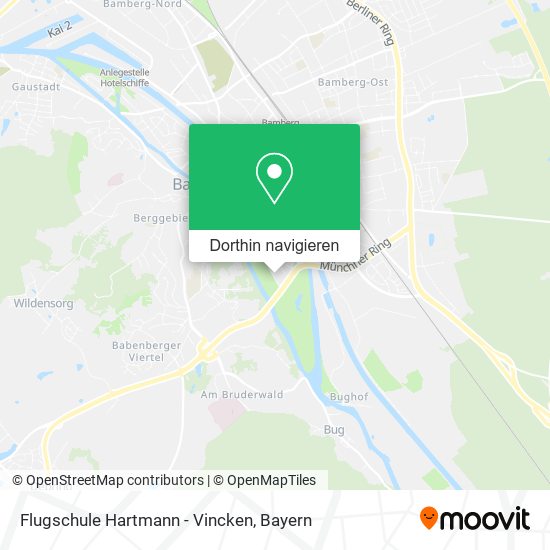 Flugschule Hartmann - Vincken Karte