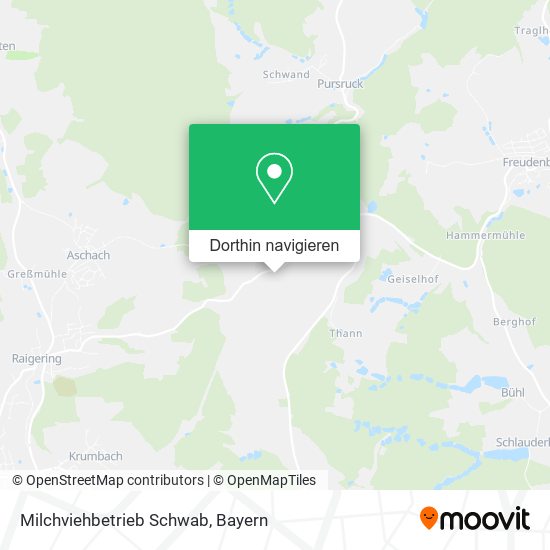 Milchviehbetrieb Schwab Karte