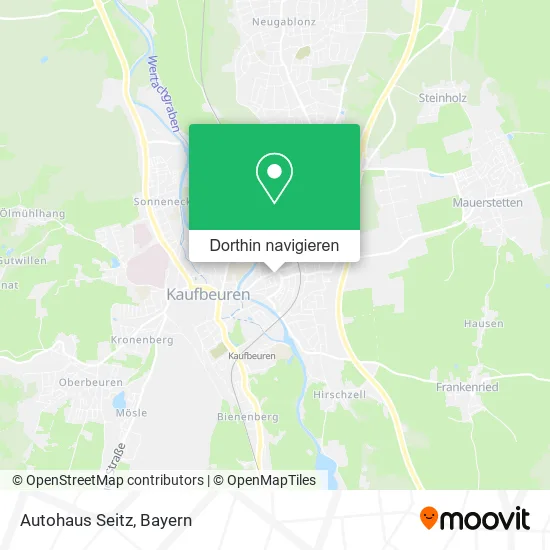 Autohaus Seitz Karte