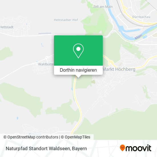 Naturpfad Standort Waldseen Karte