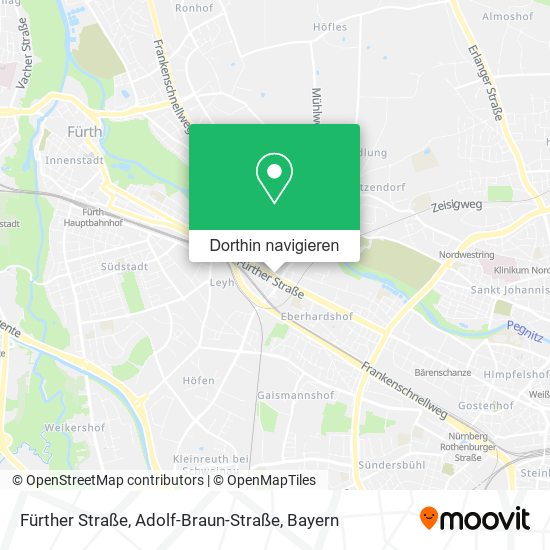 Fürther Straße, Adolf-Braun-Straße Karte