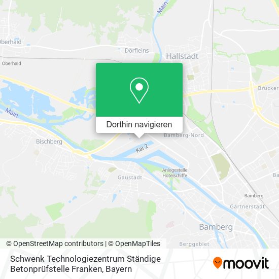 Schwenk Technologiezentrum Ständige Betonprüfstelle Franken Karte
