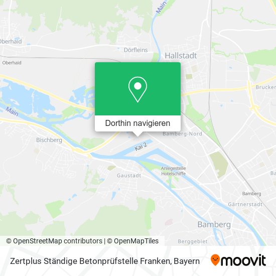 Zertplus Ständige Betonprüfstelle Franken Karte