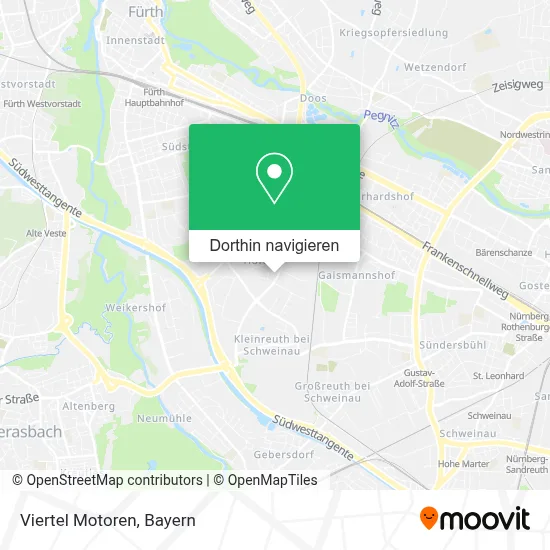 Viertel Motoren Karte