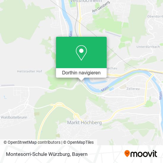 Montesorri-Schule Würzburg Karte