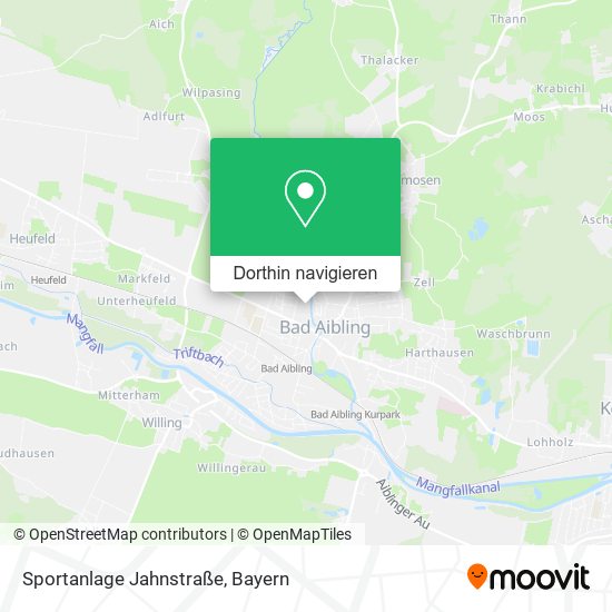 Sportanlage Jahnstraße Karte