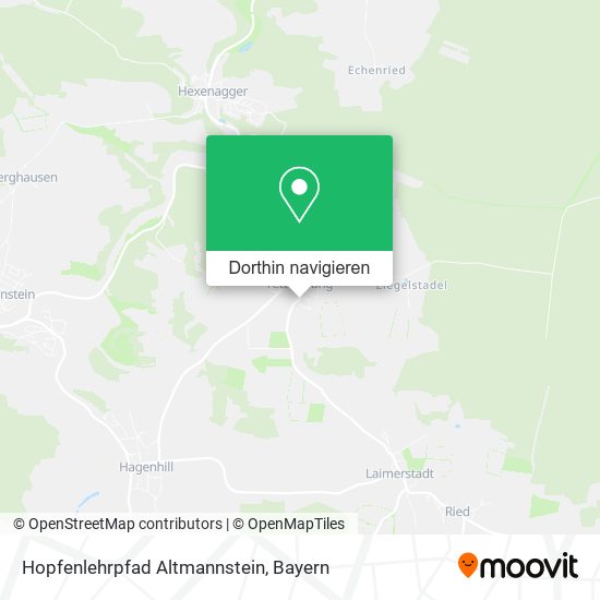 Hopfenlehrpfad Altmannstein Karte