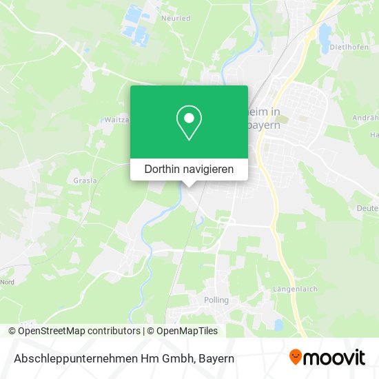 Abschleppunternehmen Hm Gmbh Karte