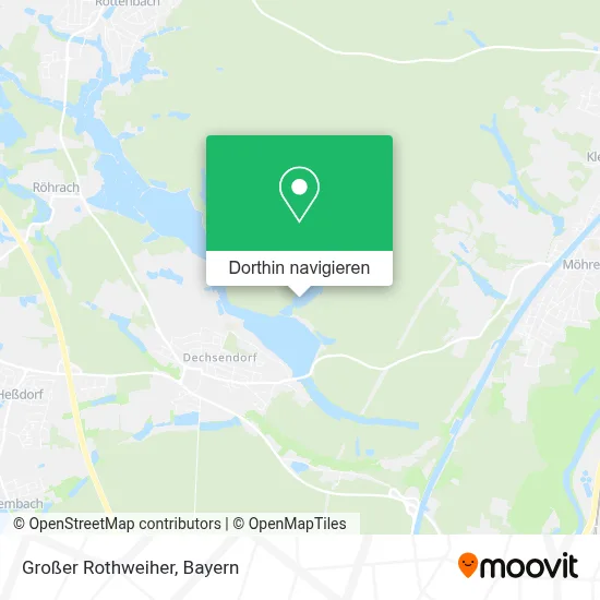 Großer Rothweiher Karte