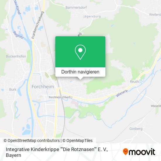 Integrative Kinderkrippe ""Die Rotznasen"" E. V. Karte