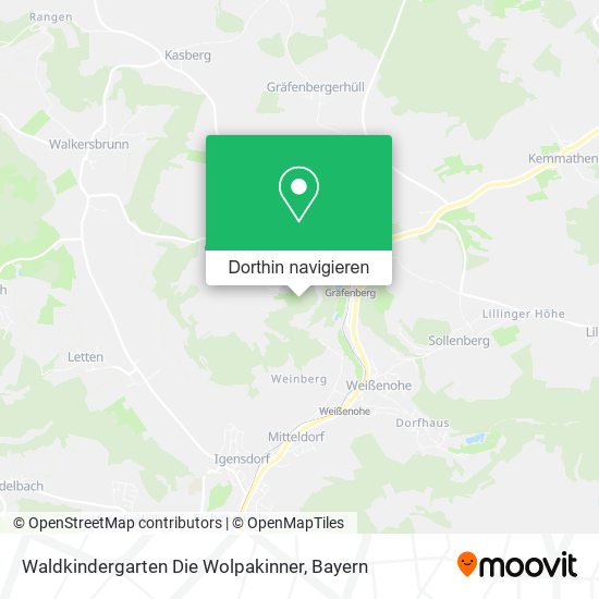 Waldkindergarten Die Wolpakinner Karte