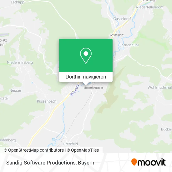 Sandig Software Productions Karte