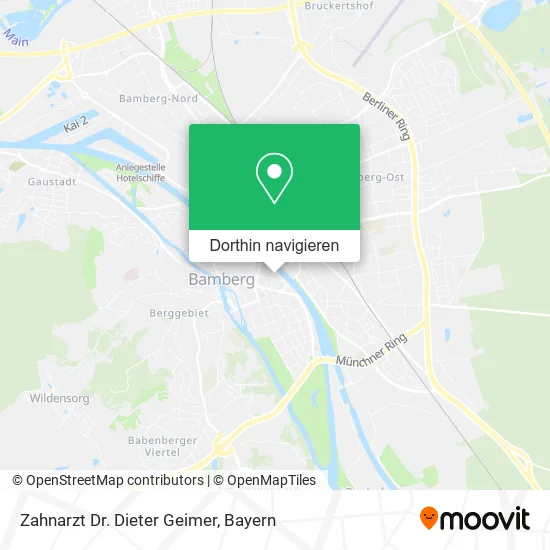 Zahnarzt Dr. Dieter Geimer Karte