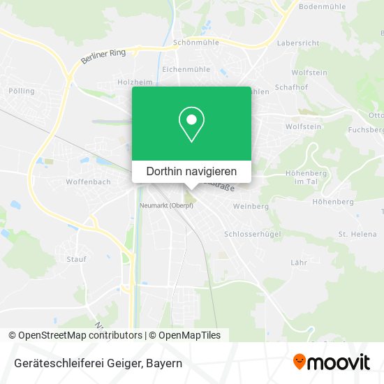 Geräteschleiferei Geiger Karte
