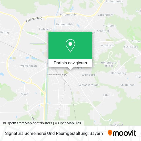 Signatura Schreinerei Und Raumgestaltung Karte