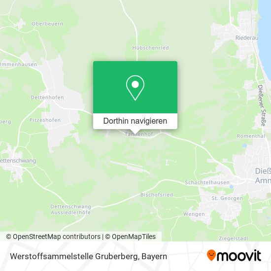 Werstoffsammelstelle Gruberberg Karte