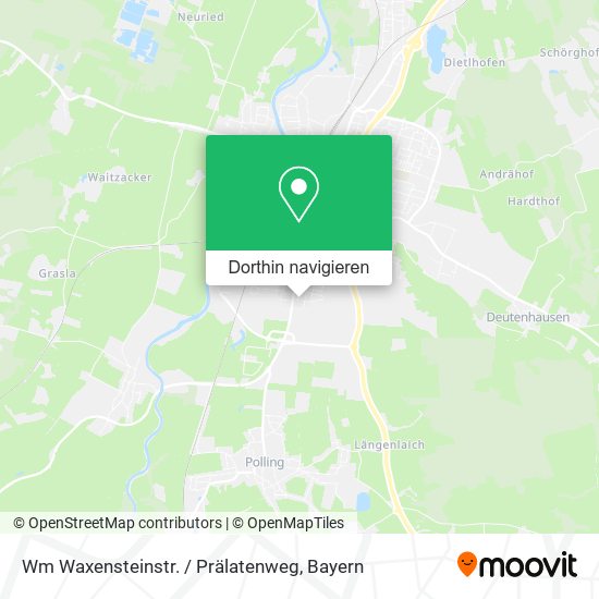 Wm Waxensteinstr. / Prälatenweg Karte