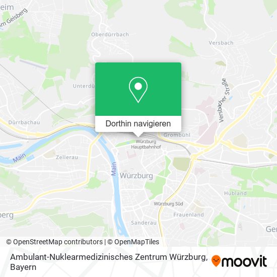 Ambulant-Nuklearmedizinisches Zentrum Würzburg Karte