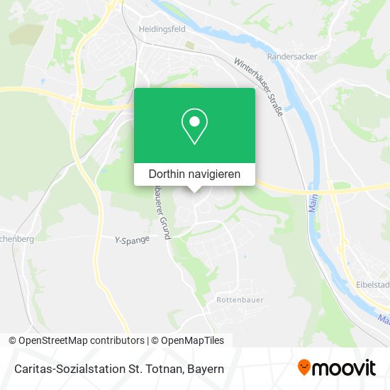 Caritas-Sozialstation St. Totnan Karte