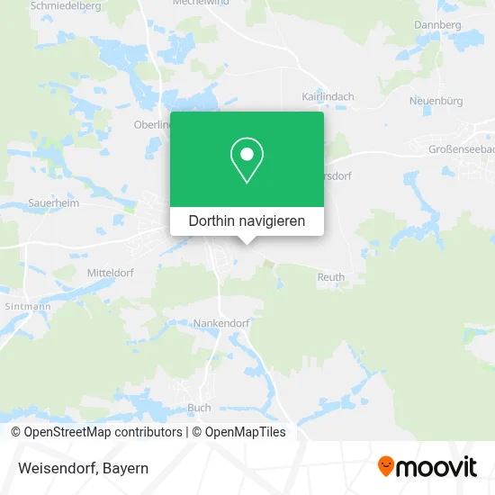 Weisendorf Karte