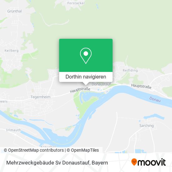 Mehrzweckgebäude Sv Donaustauf Karte