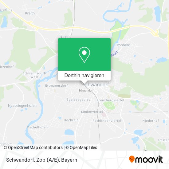 Schwandorf, Zob (A/E) Karte