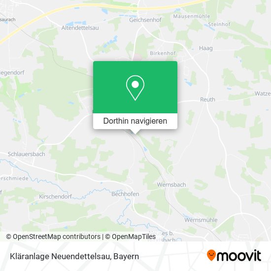 Kläranlage Neuendettelsau Karte