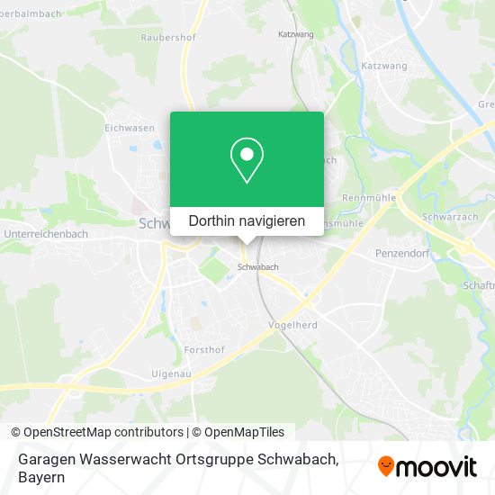 Garagen Wasserwacht Ortsgruppe Schwabach Karte