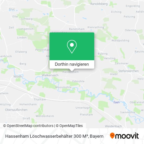 Hassenham Löschwasserbehälter 300 M³ Karte