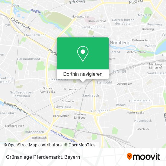 Grünanlage Pferdemarkt Karte
