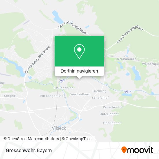 Gressenwöhr Karte