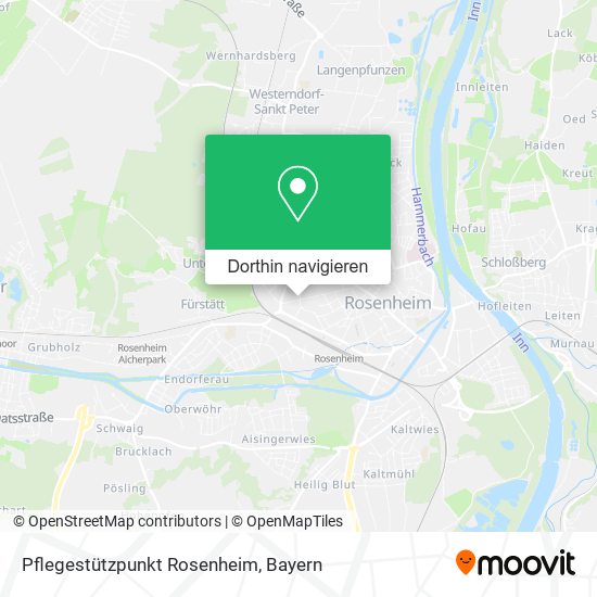 Pflegestützpunkt Rosenheim Karte