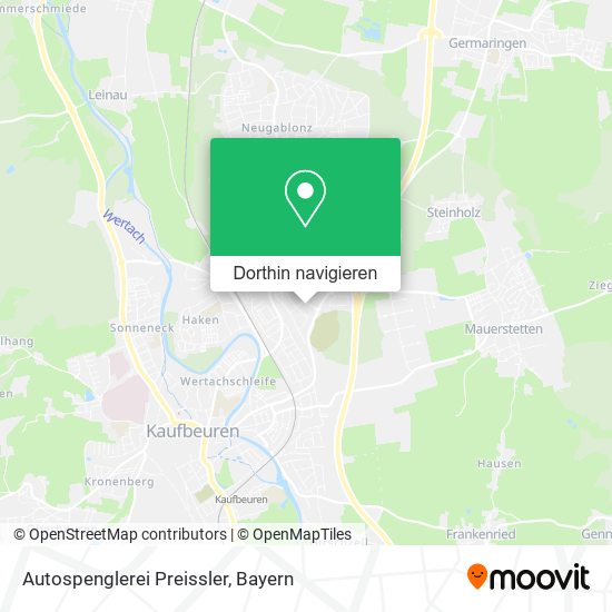 Autospenglerei Preissler Karte