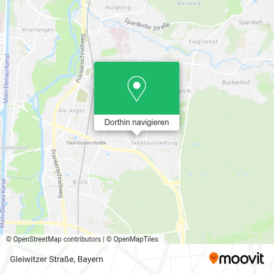 Gleiwitzer Straße Karte