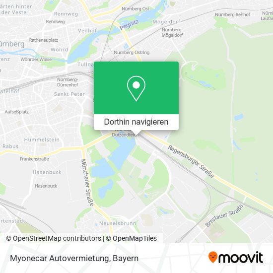 Myonecar Autovermietung Karte