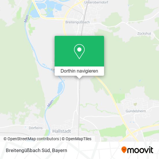 Breitengüßbach Süd Karte
