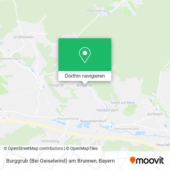 Burggrub (Bei Geiselwind) am Brunnen Karte