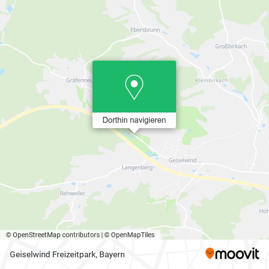 Geiselwind Freizeitpark Karte