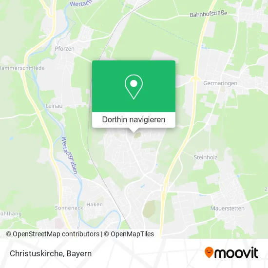 Christuskirche Karte