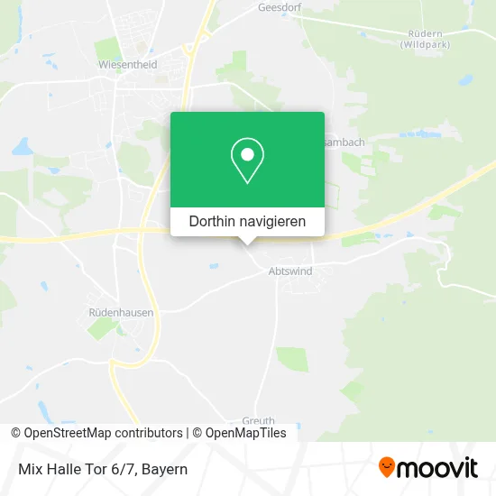 Mix  Halle Tor 6/7 Karte