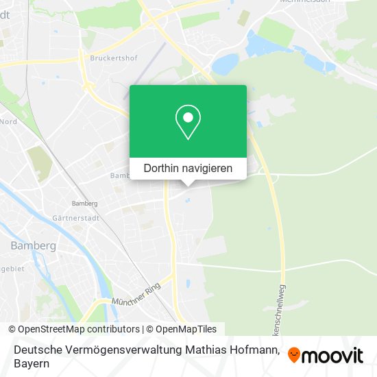 Deutsche Vermögensverwaltung Mathias Hofmann Karte