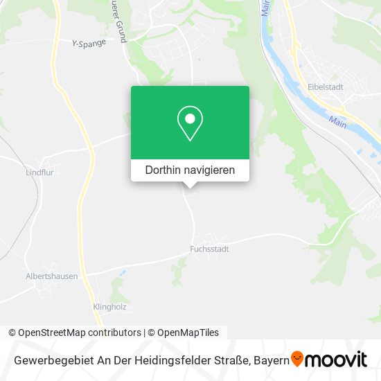 Gewerbegebiet An Der Heidingsfelder Straße Karte