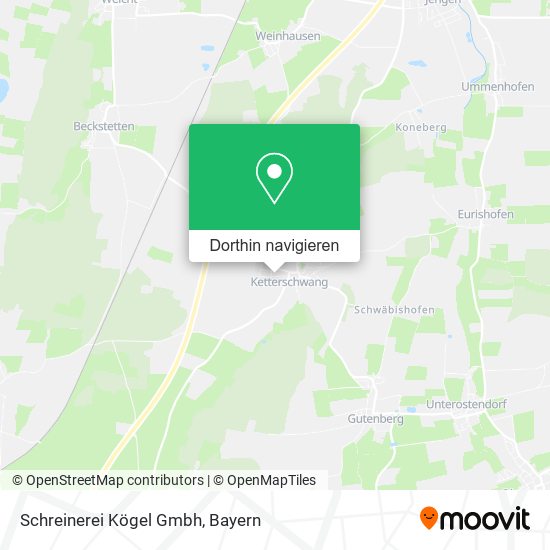 Schreinerei Kögel Gmbh Karte
