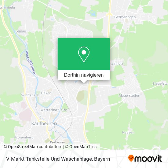V-Markt Tankstelle Und Waschanlage Karte