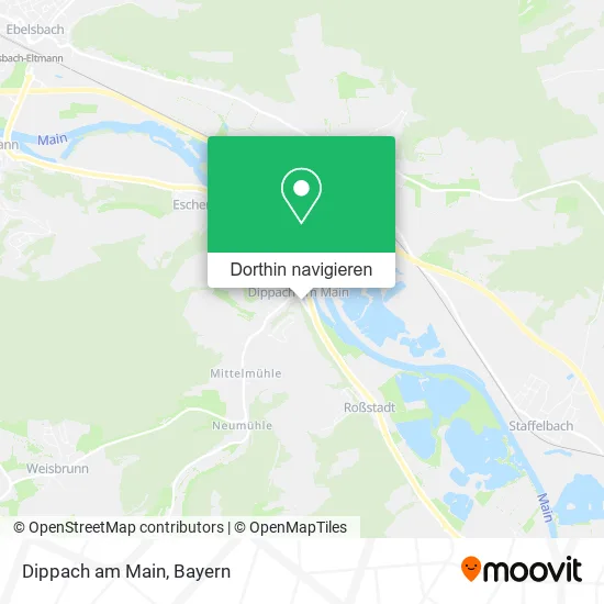 Dippach am Main Karte