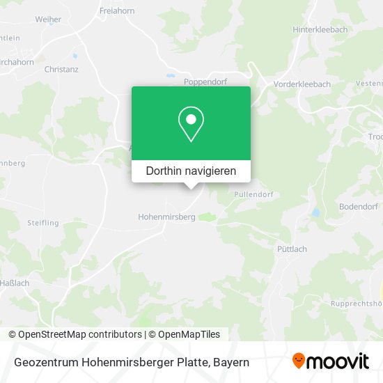 Geozentrum Hohenmirsberger Platte Karte