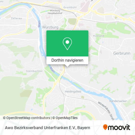 Awo Bezirksverband Unterfranken E.V. Karte