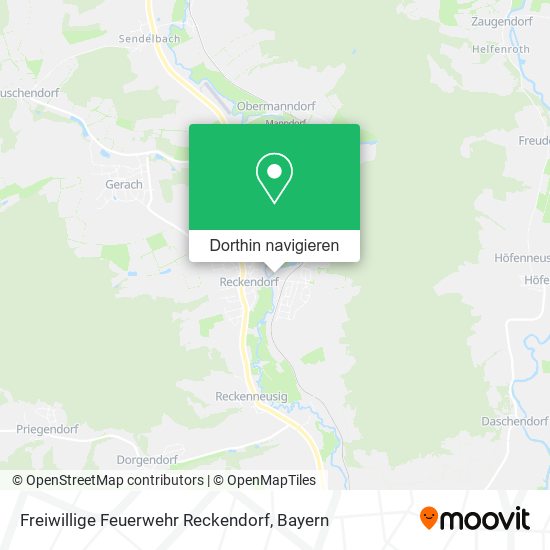 Freiwillige Feuerwehr Reckendorf Karte