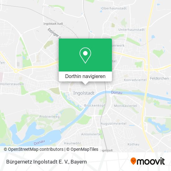 Bürgernetz Ingolstadt E. V. Karte