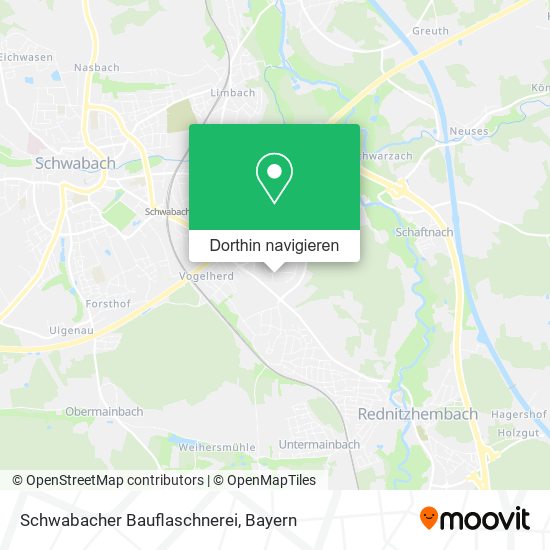 Schwabacher Bauflaschnerei Karte
